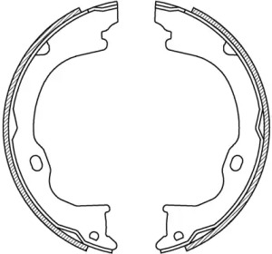 OPEN PARTS bsa225400 -  Комплект тормозных колодок